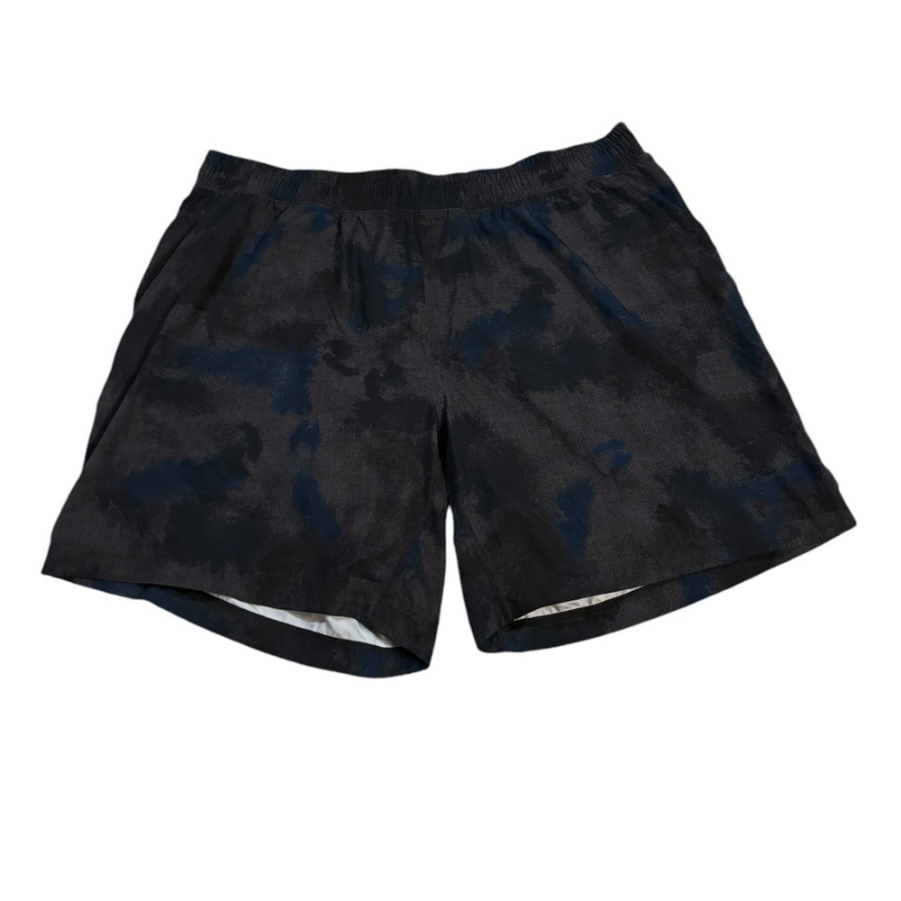 Rhone Mako Lined Athletic Shorts Blue‎ Grey Black Size XL